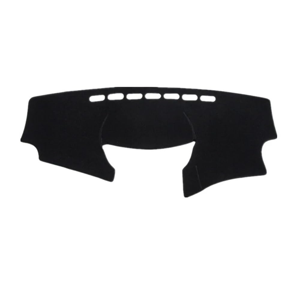 SISIFEIER Auto Armaturenbretter Abdeckung Armaturenbrett-Abdeckung, Schutzmatte Für Toy&OTA Vios Yaris Belta Soluna XP90 2008–2013 Auto-Armaturenbrett Sonnenschutz Teppich(RHD,Black(Black Edge)) von SISIFEIER