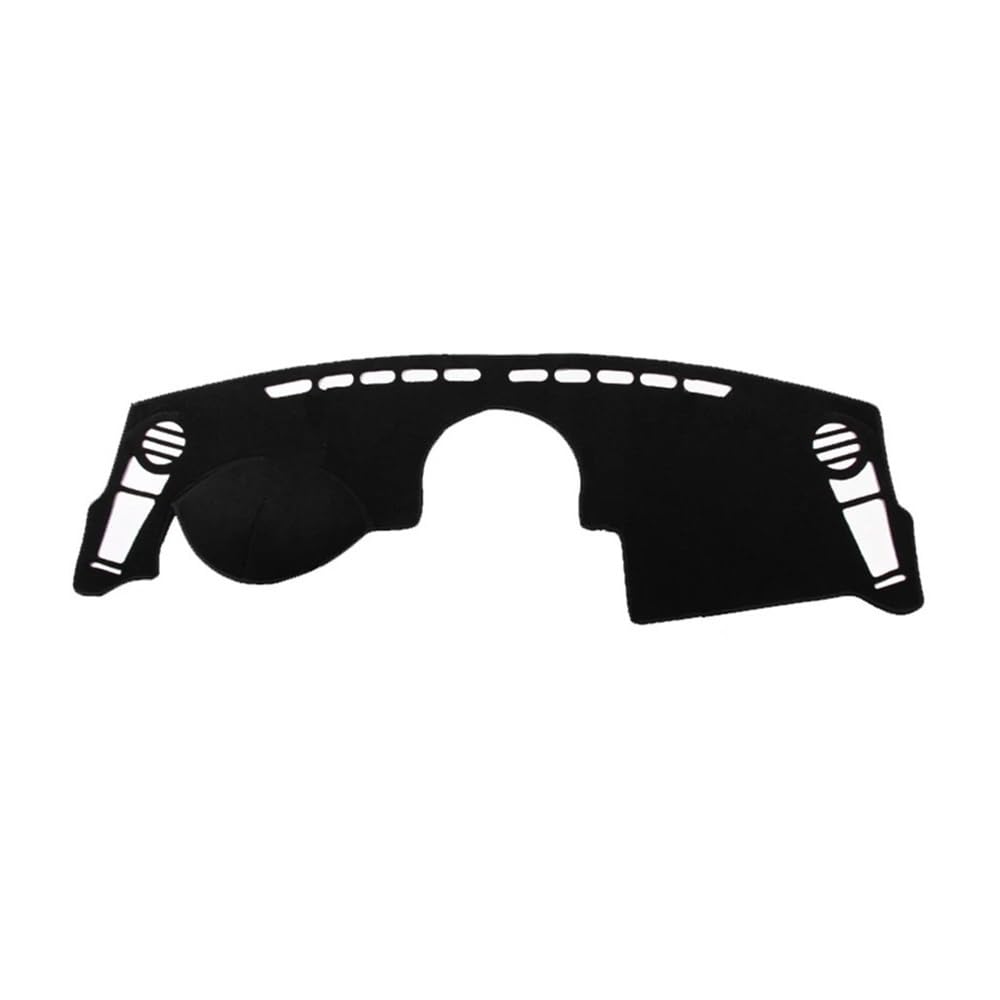 SISIFEIER Auto Armaturenbretter Abdeckung Armaturenbrett-Abdeckung Matte Instrumenten-Sonnenschutz Teppich Teppich Für Kia Für Soul AM 2009 2010 2011 2012 2013 Auto-Styling(LHD,Black(Black Edge)) von SISIFEIER