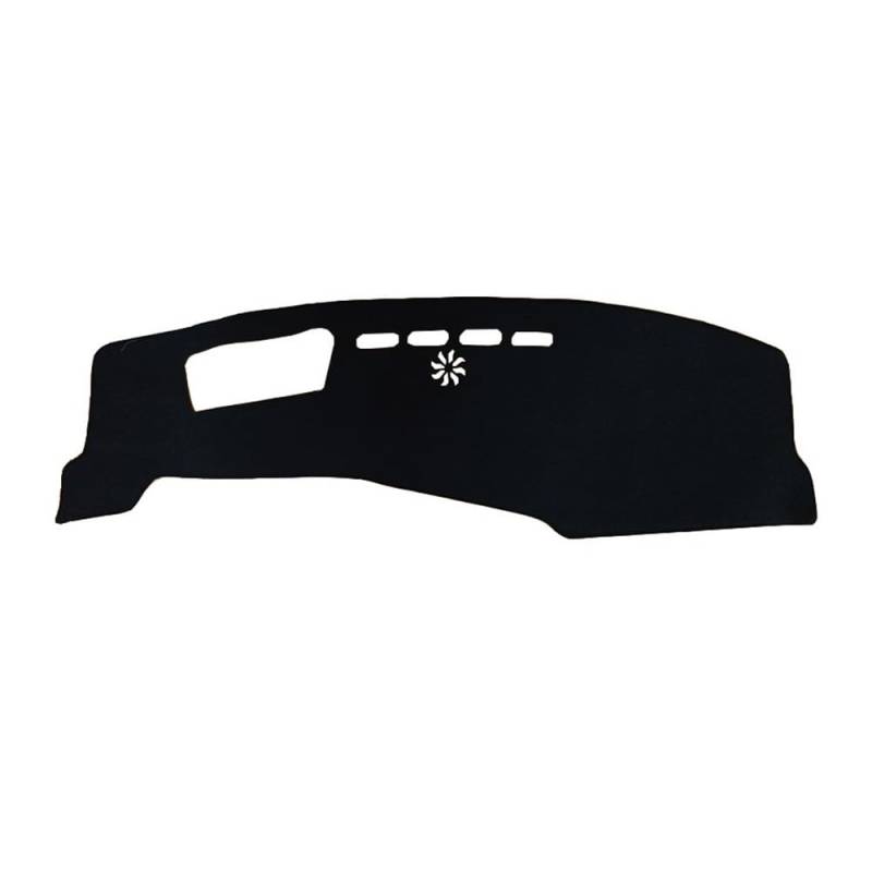SISIFEIER Auto Armaturenbretter Abdeckung Auto-Armaturenbrett-Matte rutschfest Für Haval Für F7 2024 2025 Anti-Schmutz-Armaturenbrett Mittelkonsole Teiledekoration(Display-Black) von SISIFEIER