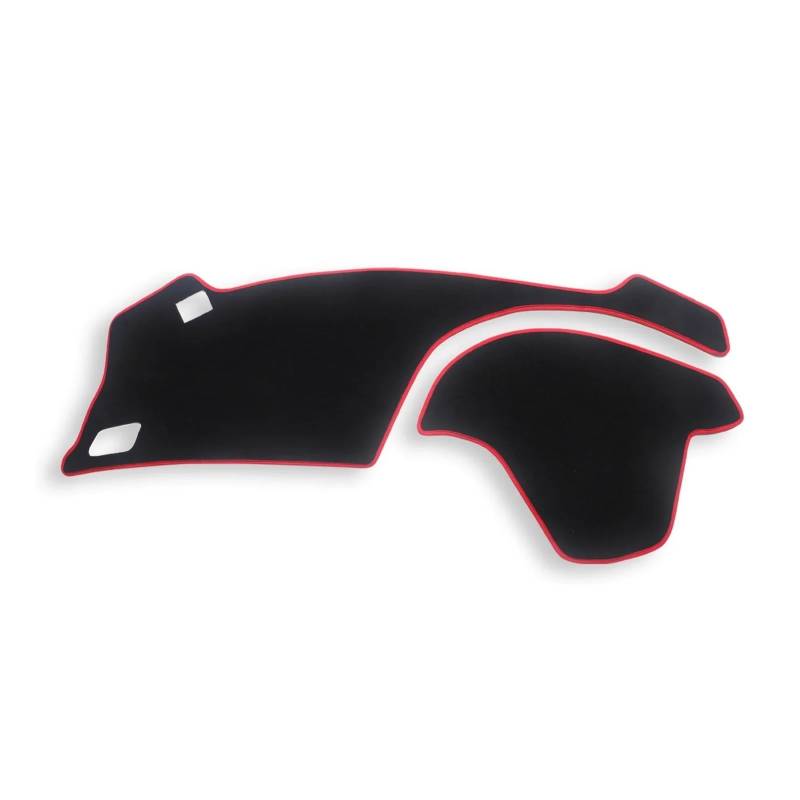 SISIFEIER Auto Armaturenbretter Abdeckung Auto Dashboard Matte Für Hon┐da Für S660 Anti-Slip Dashmat Dash Matte Sonnenschirm Schutz Pad Teppich(Right Rudder RED) von SISIFEIER