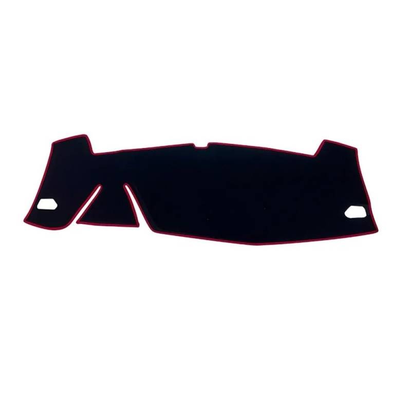 SISIFEIER Auto Armaturenbretter Abdeckung Auto Instrument Dashboard Matte Abdeckung Vermeiden Licht rutschfeste Schutz Pad Für Geely Für Coolray 2023 2024(Red) von SISIFEIER