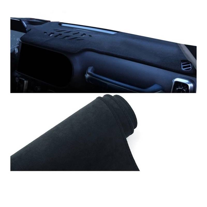 SISIFEIER Auto Armaturenbretter Abdeckung Für Haval Für Dargo 2021 2022 2023 2024 Auto Dashboard Abdeckung Dash Matte Sonnenschutz Vermeiden Licht Nicht-Slip Pad Innen(with HUD Black) von SISIFEIER