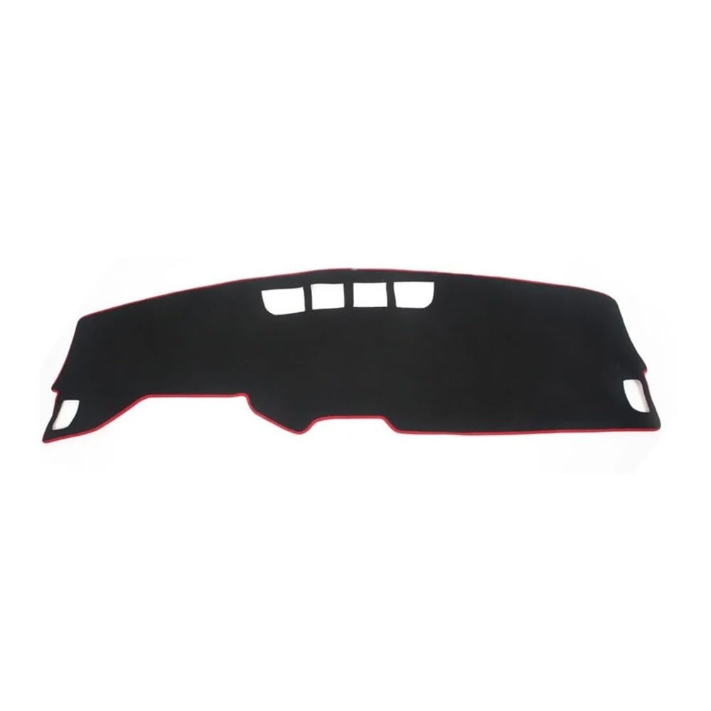 SISIFEIER Auto Armaturenbretter Abdeckung Für Haval Für H6 2021 Dashboard Matte Auto Anti Slip Staubdicht Pad Teile Sonnenschutz Teppich Abdeckung(Red Edge) von SISIFEIER