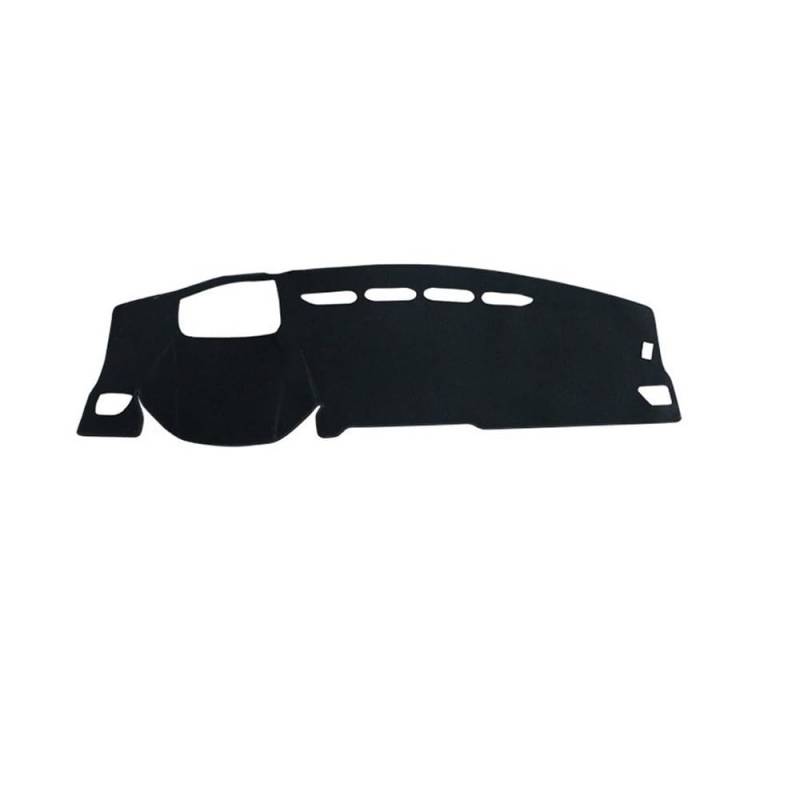 SISIFEIER Auto Armaturenbretter Abdeckung Für Haval Für Jolion 2021 2022 2023 LHD RHD Auto Dashboard Abdeckung Dash Matte Sonnenschutz Nicht-Slip Pad(with HUD Black LHD) von SISIFEIER