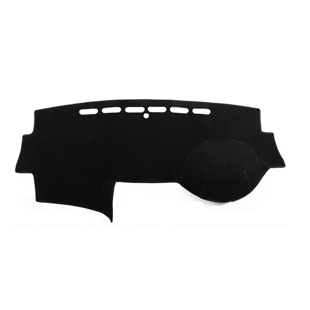 SISIFEIER Auto Armaturenbretter Abdeckung Für Hon┐da Für Accord 7th 2003 2004 2005 2006 2007 Anti-Glare Dashboard Abdeckung Dash Matte Instrument Sonnenschirm Teppich(RHD,Black(Black Edge)) von SISIFEIER