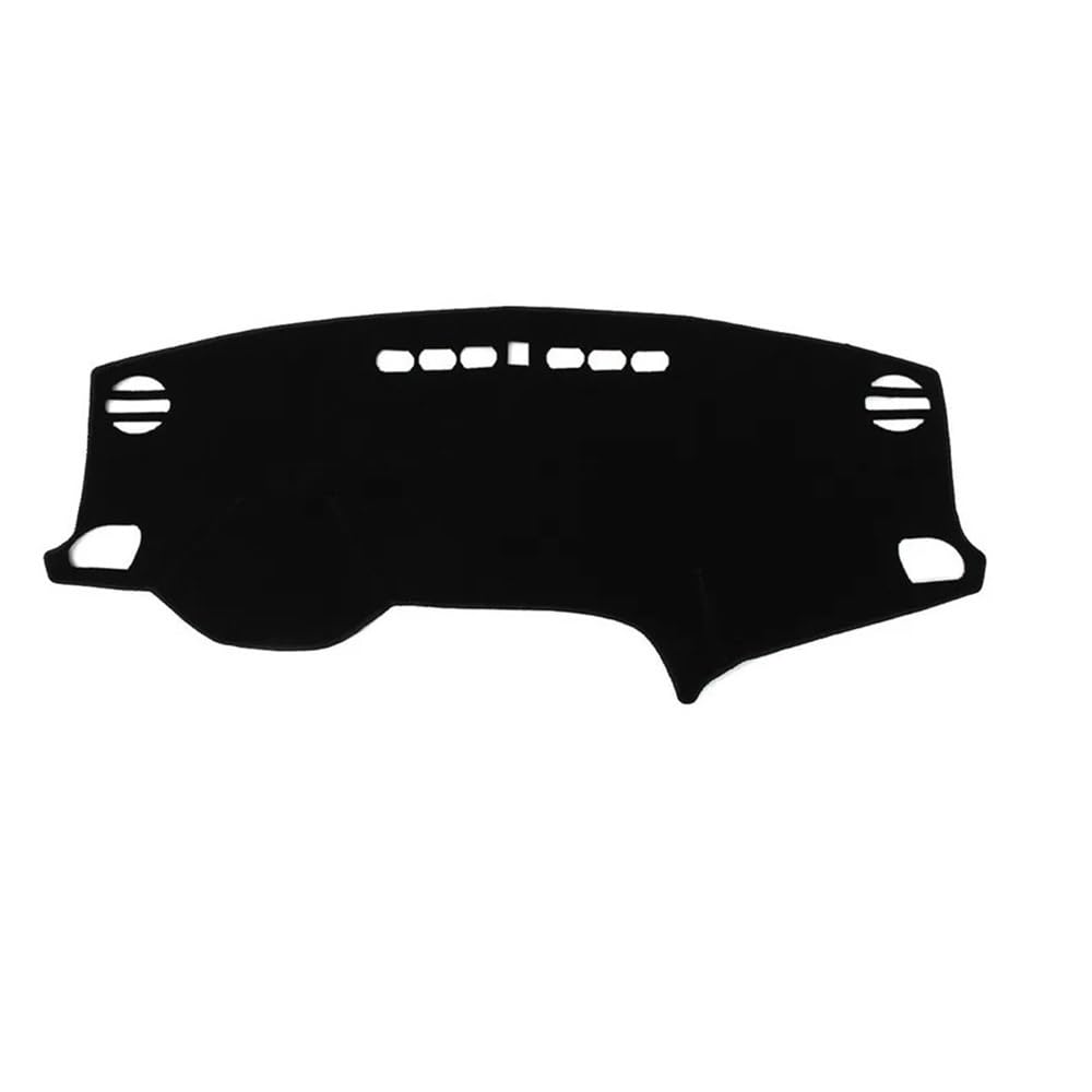 SISIFEIER Auto Armaturenbretter Abdeckung Für Hyun&dai Für Sonata LF 2015 2016 2017 2018 2019 Dashboard Abdeckung Matte Pad Dash Sonnenschutzdach Teppich(LHD,Black(Black Edge)) von SISIFEIER