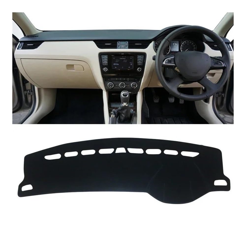 SISIFEIER Auto Armaturenbretter Abdeckung Für Sko&da Für Octavia 3 A7 MK3 5E 2013 2014 2015 2016 2017 2018 2019 Auto Armaturenbrett Abdeckung Dash Matte Sonnenschutz rutschfest(A RHD Black Side) SISIFEIER Auto Armaturenbretter Abdeckung Für Sko&da Für Octavia 3 A7 MK3 5E 2013 2014 2015 2016 2017 2018 2019 Auto Armaturenbrett Abdeckung Dash Matte Sonnenschutz rutschfest(A RHD Black Side) von SISIFEIER