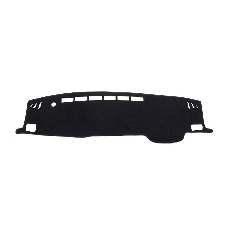 SISIFEIER Auto Armaturenbretter Abdeckung Für Toy&OTA Für Highlander Für Kluger 2020 2021 2022 2023 2024 Auto Dashboard Mat Dash Mat Dashmat Sonnenschirm Schutz Teppich(Black RHD NO HUD) von SISIFEIER