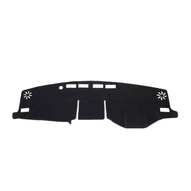SISIFEIER Auto Armaturenbretter Abdeckung Für Toy&OTA Für R&AV4 Für XA50 2019 2020 2021 2022 2023 2024 Hybridauto Armaturenbrettmatte Dash Mat Dashmat Sonnenschutz Schutzteppich(Black RHD) von SISIFEIER