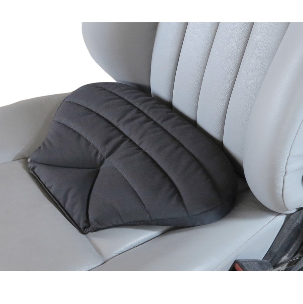 Sitwell ergonomisches Keilkissen, Sitzkissen mit Universalbefestigung, passend für Fast alle Sitze, Stoff, Maße 41,5 x 27,5 x 1-5 cm von Sitback