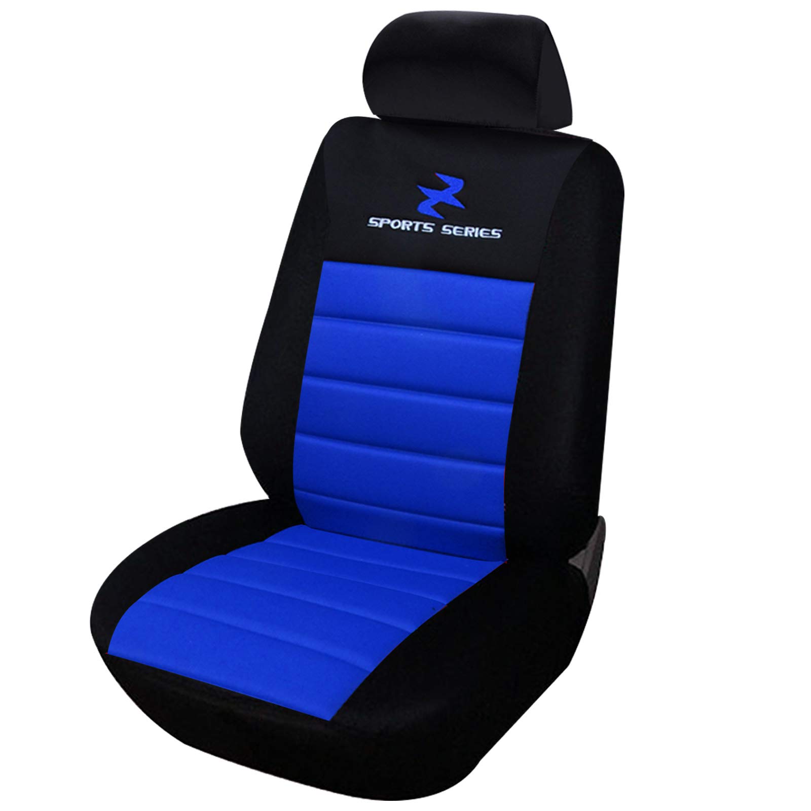 eSituro SCSC0073 1er Einzelsitzbezug universal Sitzbezüge für Auto Schonbezug Schoner Dicke gepolstert blau von eSituro