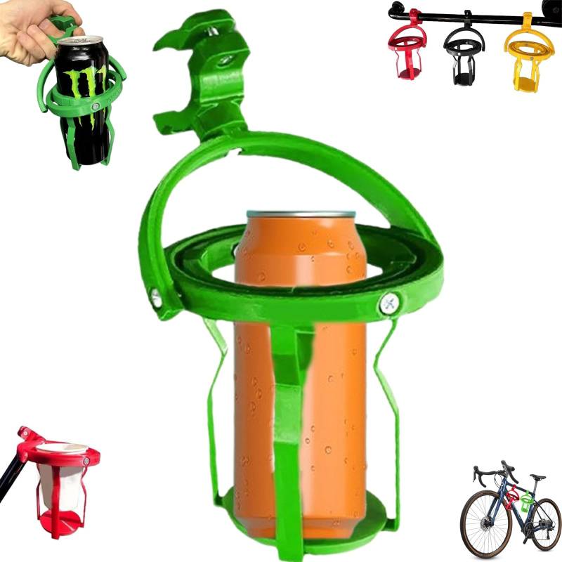 Gyroskopischer Getränkehalter,Gyroscopic Cup Holder,3D-Getränkehalter for Motorräder,kreativer Verstellbarer Motorrad -Getränkehalter ohne Verschüttung,Für Rollstühle,Autos,Fahrräder (Green) von SIUVEY