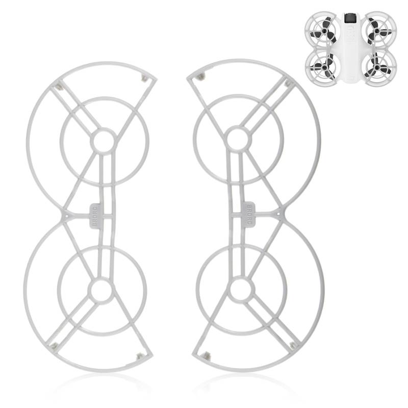 SIWOKJJO DJI Neo Propellerschutz DJI Neo Zubehör Propellerschutz für DJI Neo TPU Aufprallschutz Propeller Guard für DJI Neo Propeller(Grau) von SIWOKJJO