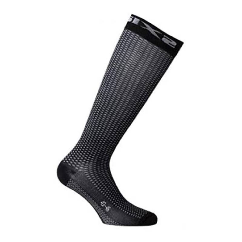 SIX 2 Unisex Motorcycling Socks, Black, III von SIXS