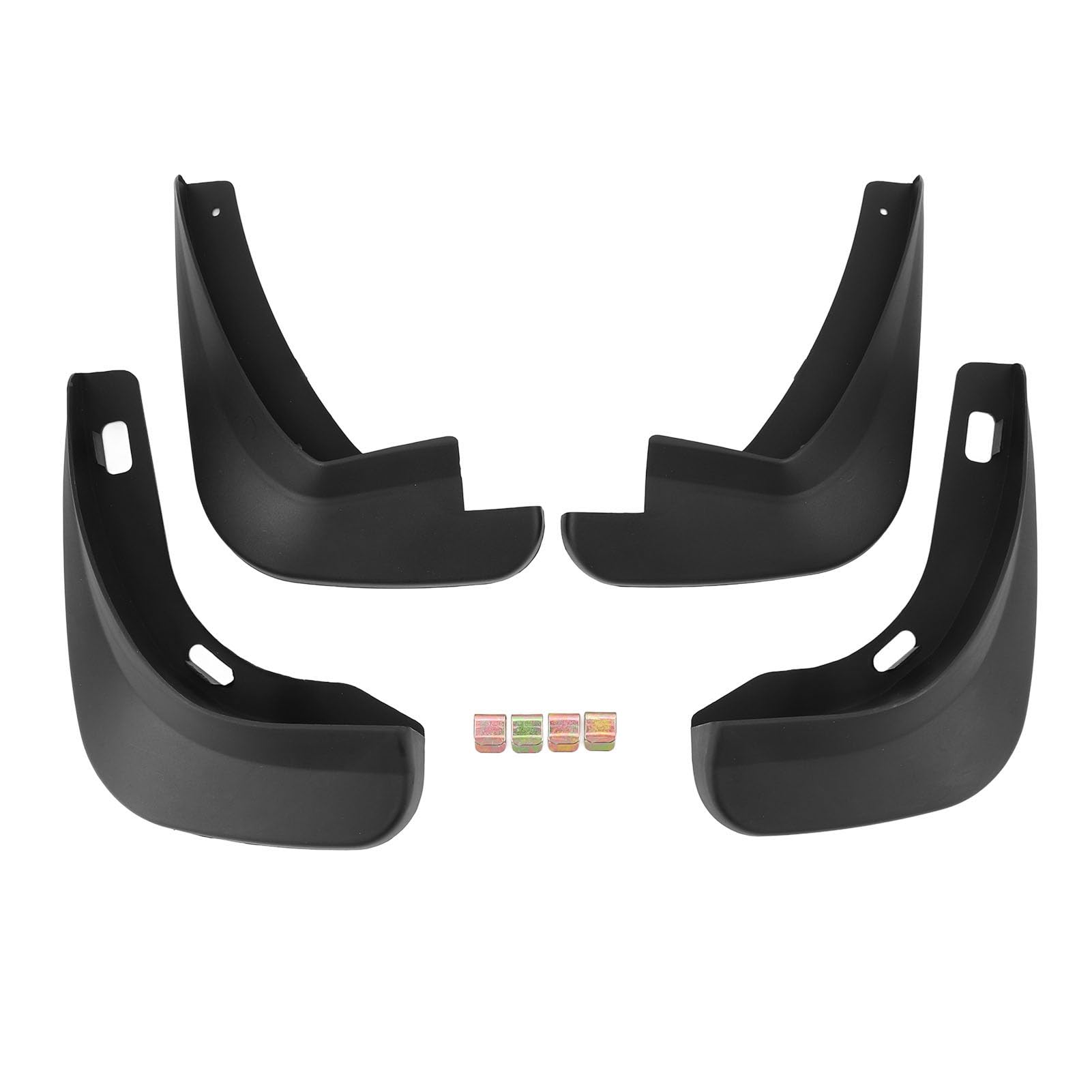 4pcs Autorad -Kotflügel Robuste PP Vorderen Hinterrad -Schützling Black Stoßdämpfer Auto Schlammflaps Kit, Splash Guards 4pcs Autorad -Kotflügel Robuste PP Vorderen Hinterrad -Schützling Black Stoßdämpfer Auto Schlammflaps Kit, Splash Guards von SIXRUN
