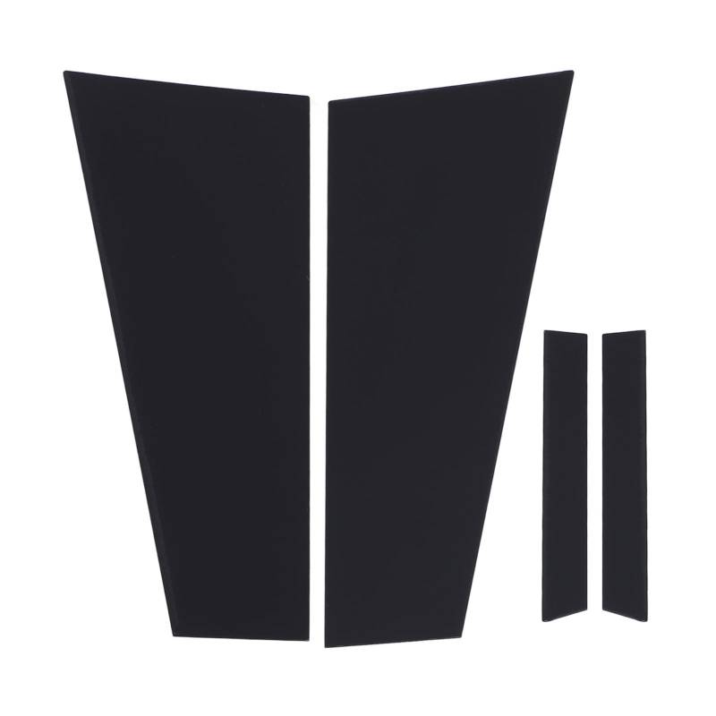 4pcs Gloss Black Sillar Post Tric, PC -Spiegeloberflächenbedeckung für CLS Klasse W219 2006 2011, Elektrische Isolierung, Transparenter Schutzfilm, Luxusmode, Glänzend Klebrig von SIXRUN