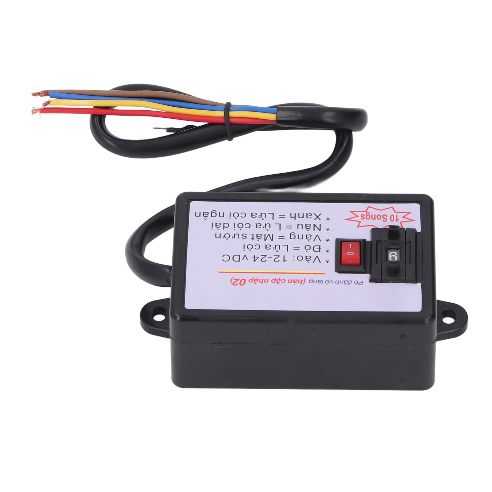 CAR Electric Horn Controller mit 10 Geräuschen, Optimierte Klangqualität, Überlastschutz für LKWs, Motorräder, Yachten CAR Electric Horn Controller mit 10 Geräuschen, Optimierte Klangqualität, Überlastschutz für LKWs, Motorräder, Yachten von SIXRUN