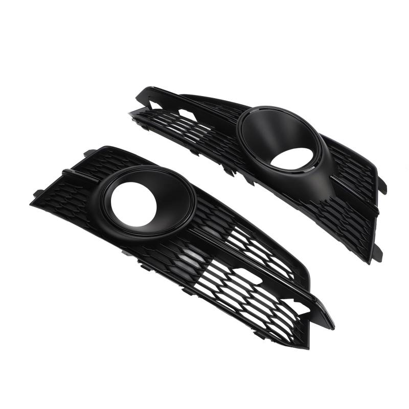 Fog Light Kühlergrill, Glänzende Schwarze ABS Vordere Stoßfängerabdeckung für Einen 6 2014 2018 OEM 4G0807681AG 4G0807682AG ENTERNET von SIXRUN