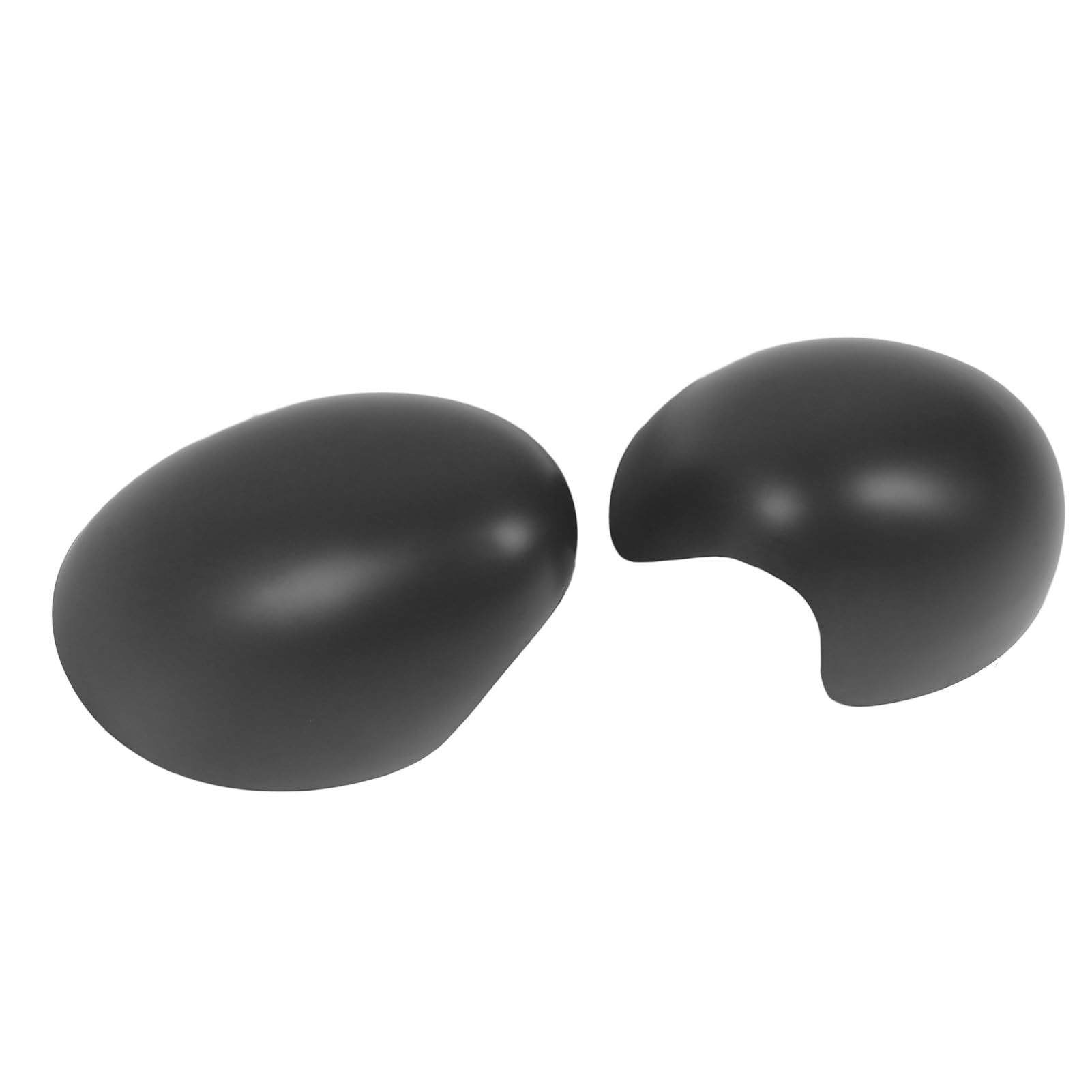 Heckansicht Flügelspiegel -Kappe, 1 Paar Seitenspiegelkappe 51617401229 51617401230 für F54 F55 F56 F57 F60, aus ABS, Leichtgewicht, (Grundierung) von SIXRUN