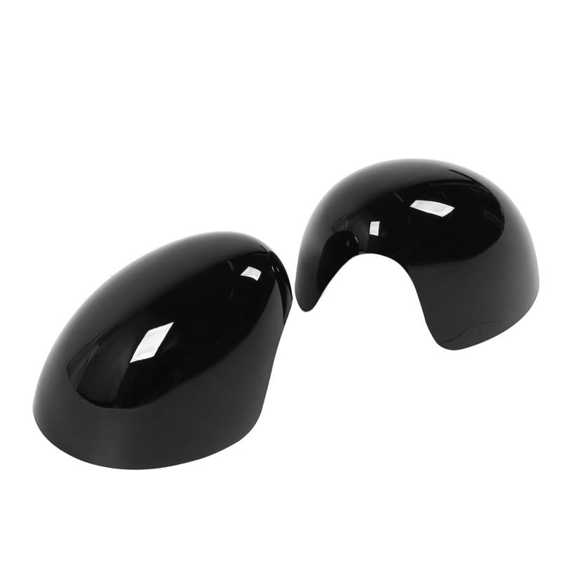 Heckansicht Flügelspiegel -Kappe, 1 Paar Seitenspiegelkappe 51617401229 51617401230 für F54 F55 F56 F57 F60, aus ABS, Leichtgewicht, (glänzend schwarz) von SIXRUN