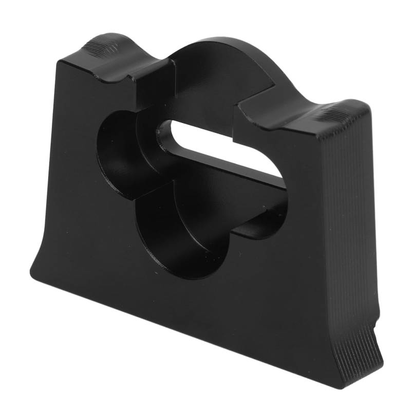 Heckklappenbegrenzer Aluminium Helle Farbe Heckklappe Stop mit Querrillenschraubenlochdesign für JK JKU 2007-2018 (BLACK) von SIXRUN