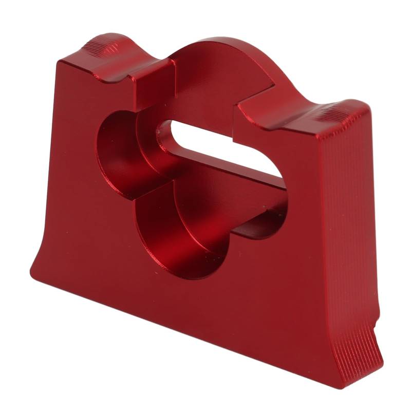 Heckklappenbegrenzer Aluminium Helle Farbe Heckklappe Stop mit Querrillenschraubenlochdesign für JK JKU 2007-2018 (Rot) von SIXRUN
