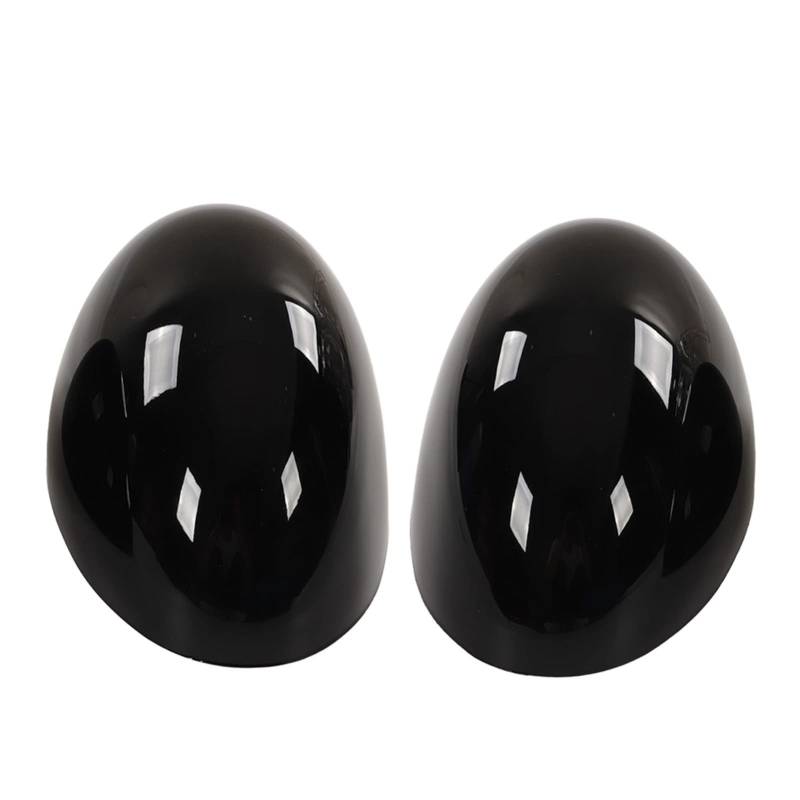 Hochglänzende Schwarze Spiegelabdeckungen, Ersatz -ABS -Seite Rückspiegel -Kappen Styles Design für R55 R56 R57 R58 R59 R60 R61 von SIXRUN