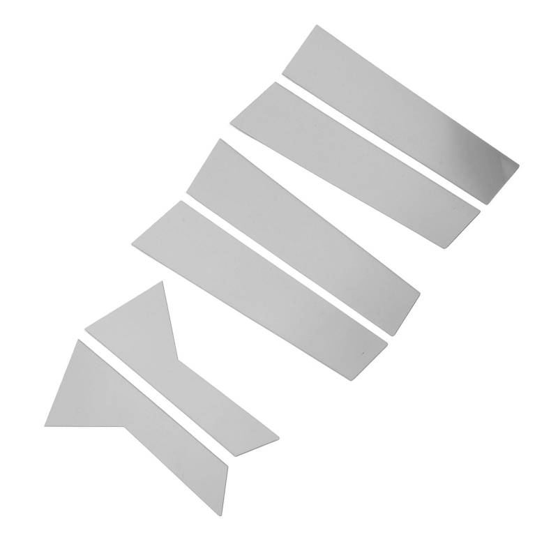 PC -Spiegeloberflächensäule Pfeiler -Trimm, Chrom -Türfenster -Säule nach der Trimmklebung Doppelseitiger Klebstoff vor Kratzern aus PC -Material von SIXRUN