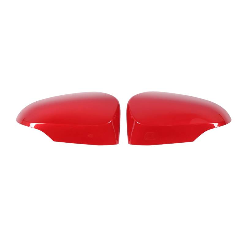 Paar von Rückspiegelabdeckungskappe 87945 Bis 02420, Wetterfestes Wetterfestes Links Rechts Außenspiegelkappe für Auto, ABS -Material Vibration Farbdesign (Rot) von SIXRUN