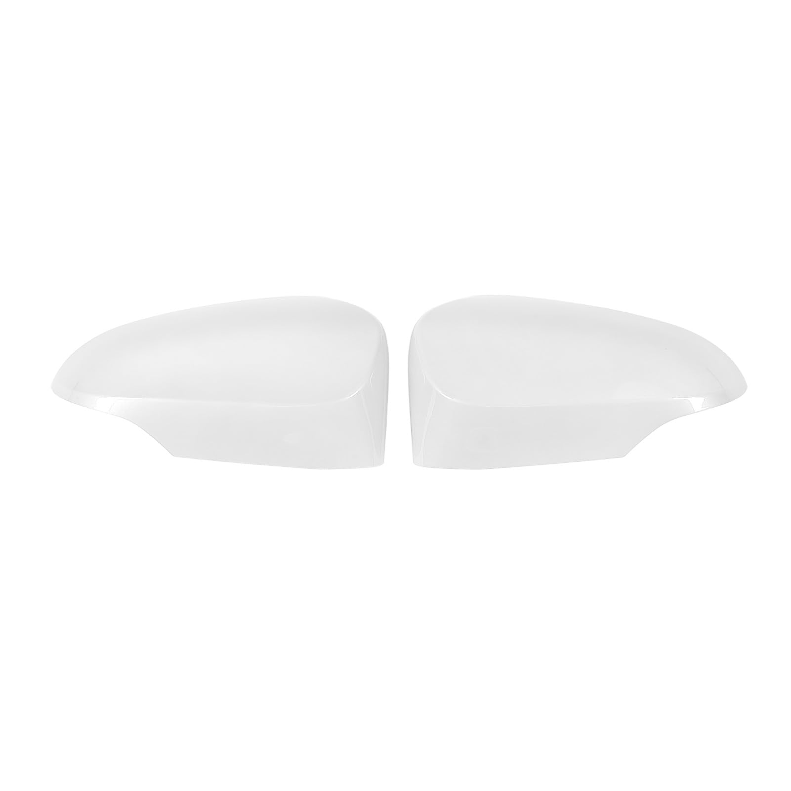 Paar von Rückspiegelabdeckungskappe 87945 Bis 02420, Wetterfestes Wetterfestes Links Rechts Außenspiegelkappe für Auto, ABS -Material Vibration Farbdesign (WHITE) von SIXRUN