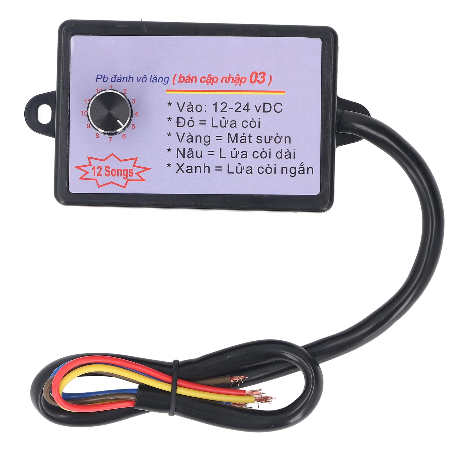 SIXRUN 12 -Ton -Horn -Controller, Motorradhorn -Controller Verbessert die Klangqualität, Universelles Fit -Auto für 12 V Bis 24 V Fahrzeuge mit Elektrisch SIXRUN 12 -Ton -Horn -Controller, Motorradhorn -Controller Verbessert die Klangqualität, Universelles Fit -Auto für 12 V Bis 24 V Fahrzeuge mit Elektrisch von SIXRUN