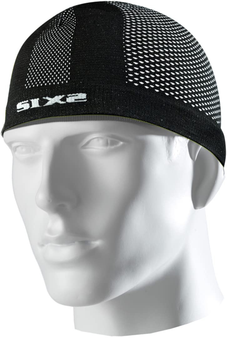 Sixs Carbon Underwear Mütze unter Helm, Herren Einheitsgröße schwarz carbon von SIXS