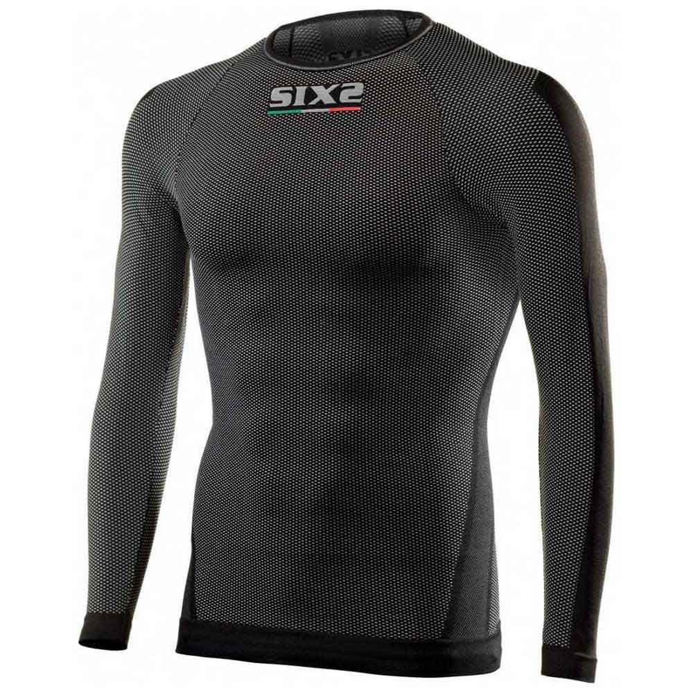 SIXS Long-sleeved T-shirt Black XS/S von SIXS