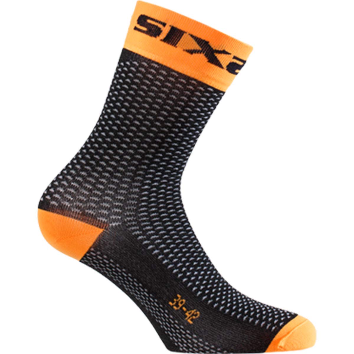 SIXS SHORTS-OR-47 Socken, Orange, Größe 47/49 von SIXS
