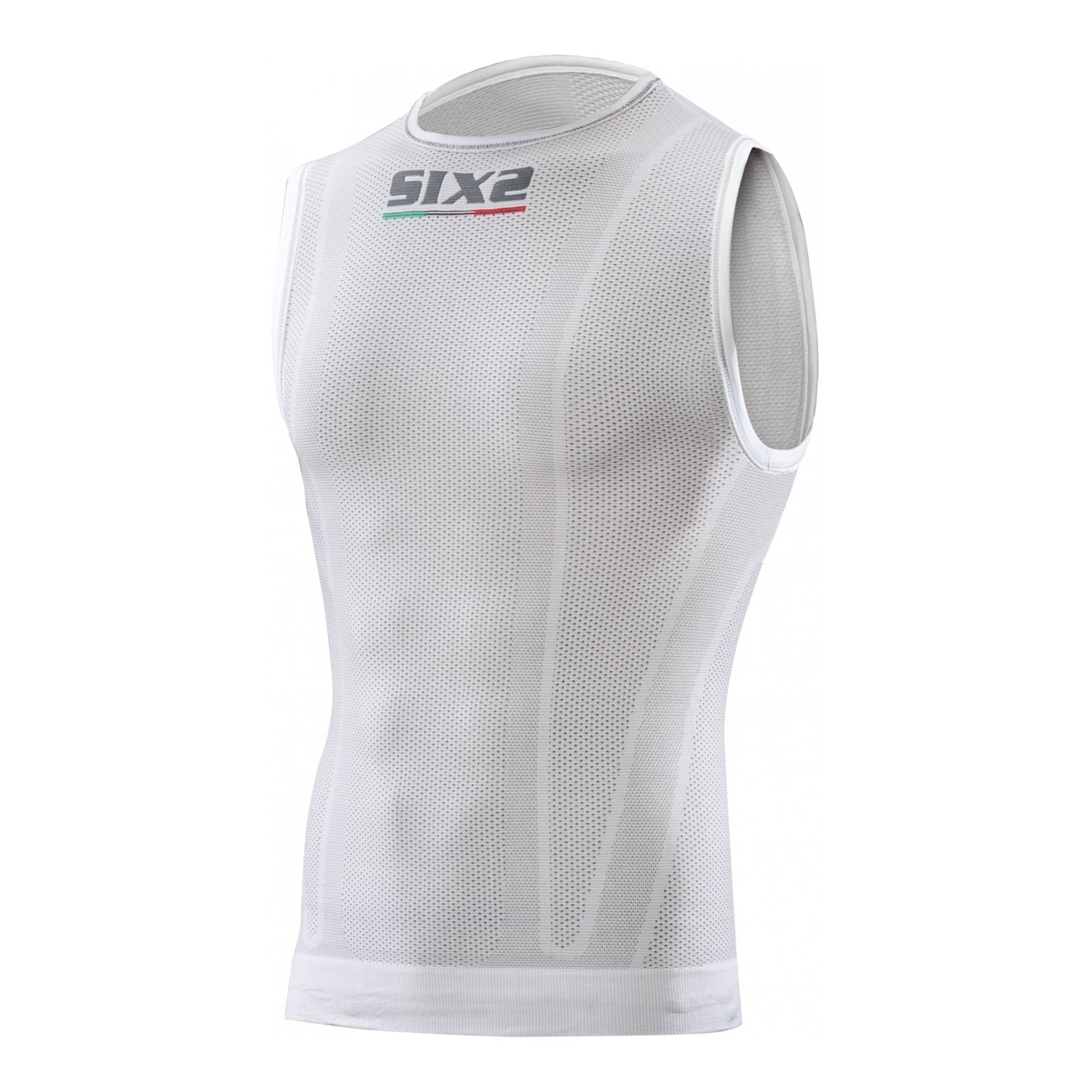 SIXS SMX Range Unterwäsche, ärmellos, Größe XS, Farbe: Weiß von SIXS