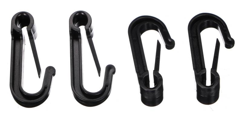 SIXTOL CAR NET Hooks Ersatz Haken | Auto Gepäcknetz Haken | Lastensicherung | 10 Stück | Kunststoff von SIXTOL