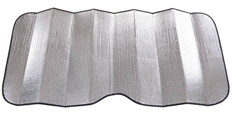 SIXTOL CAR Sunshade PRO 6 | Sonnenschutz für Frontscheibe | Autozubehör | Schutz vor Hitze und UV-Strahlen | Universell einsetzbar | Abmessungen 150 x 70 cm | Schwarz von SIXTOL