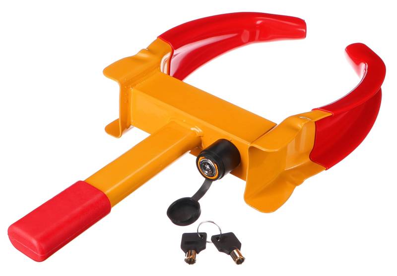 SIXTOL CAR TIRE LOCK | Radkrallen Auto | Diebstahlschutz | Reifenbreite 180-280 mm | Stahl-Gummischutz von SIXTOL