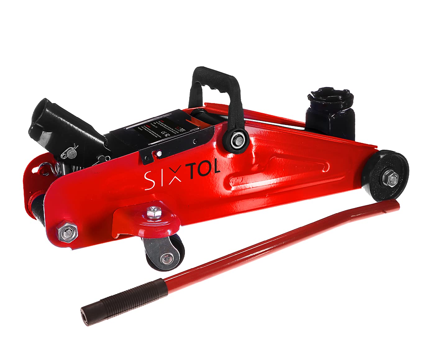 SIXTOL SX Jack Mobiler Hydraulikheber Niedrigprofil | Zum Wechseln von Autorädern | Auf Rädern (2T) von SIXTOL