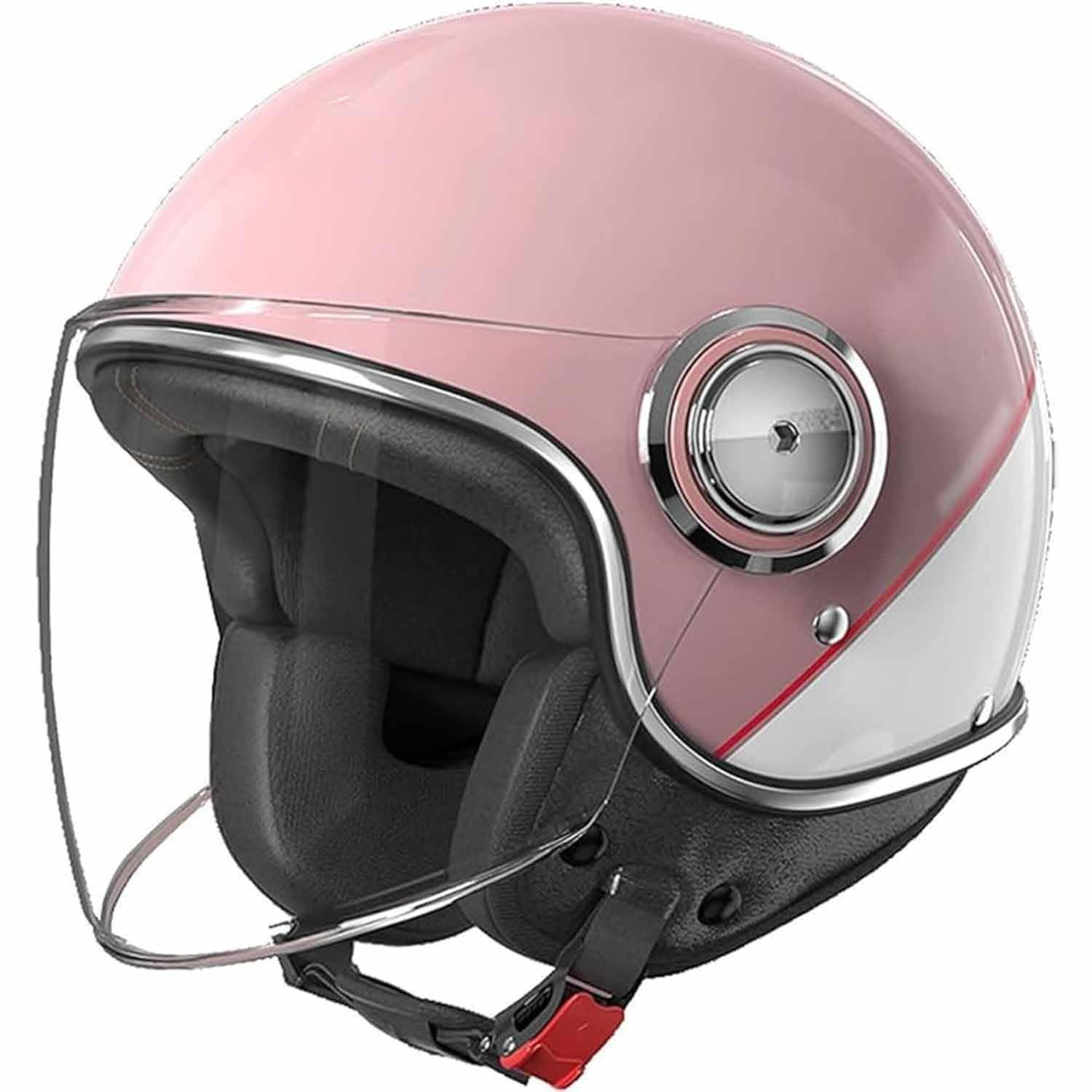 3/4-Retro-Helm Für Erwachsene, Halboffener Motorradhelm, ECE-Geprüft, Vintage-Helm Für Elektroroller Mit Visier, Leichter, Atmungsaktiver Helm Mit Schnellverschluss Für Moped 1 3/4-Retro-Helm Für Erwachsene, Halboffener Motorradhelm, ECE-Geprüft, Vintage-Helm Für Elektroroller Mit Visier, Leichter, Atmungsaktiver Helm Mit Schnellverschluss Für Moped 1 von SJAPEX