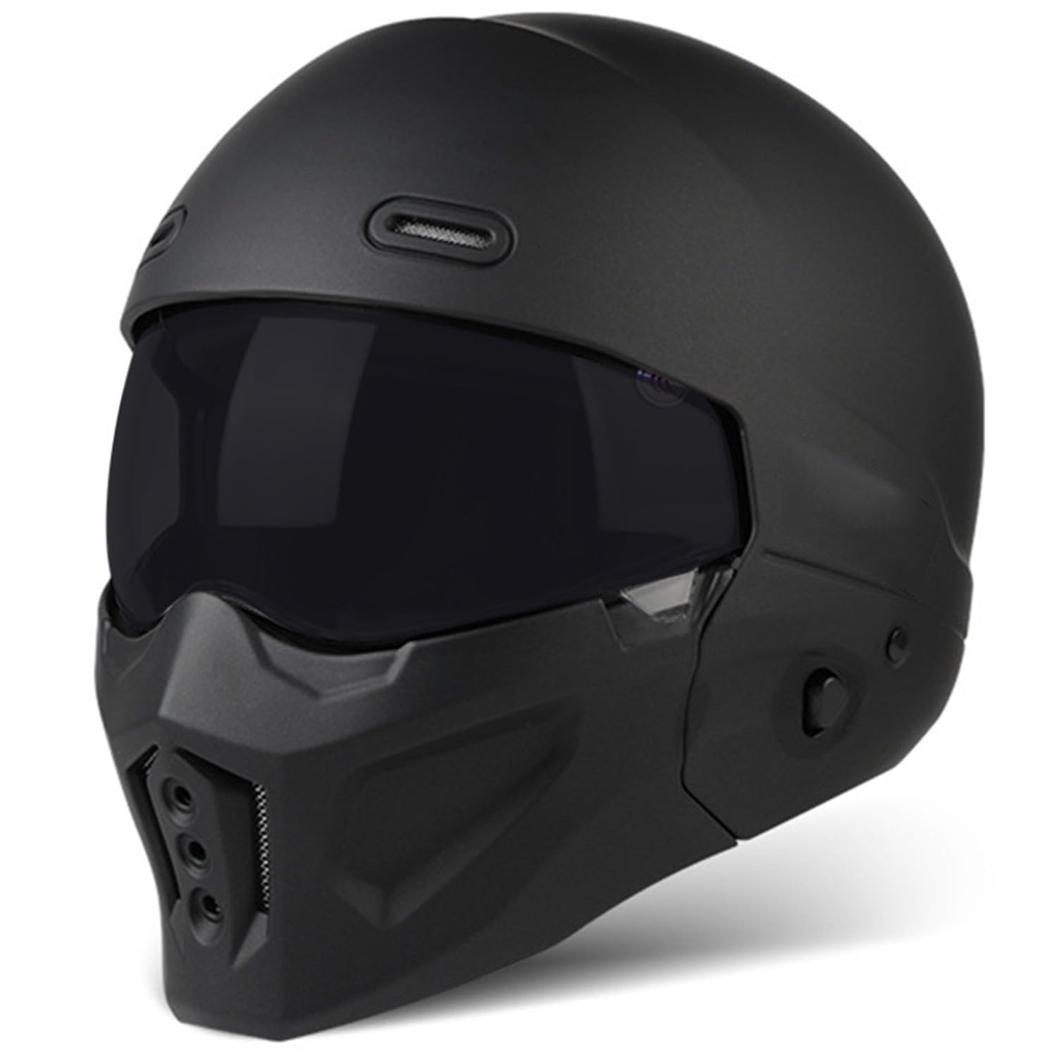 Integralhelm Motorradhelm Retro Personality Road Kombihelm ECE-Zulassung Retro Jethelm Mopedhelm Rollerhelm Für Erwachsene Männer Frauen 3,L Integralhelm Motorradhelm Retro Personality Road Kombihelm ECE-Zulassung Retro Jethelm Mopedhelm Rollerhelm Für Erwachsene Männer Frauen 3,L von SJAPEX