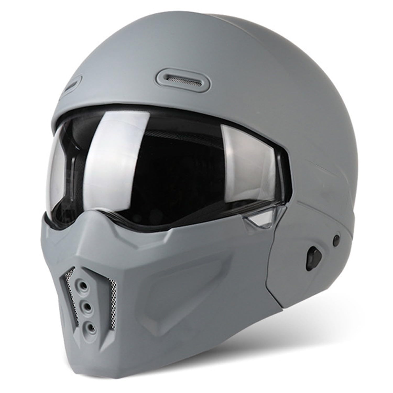 Integralhelm Motorradhelm Retro Personality Road Kombihelm ECE-Zulassung Retro Jethelm Mopedhelm Rollerhelm Für Erwachsene Männer Frauen 7,L Integralhelm Motorradhelm Retro Personality Road Kombihelm ECE-Zulassung Retro Jethelm Mopedhelm Rollerhelm Für Erwachsene Männer Frauen 7,L von SJAPEX