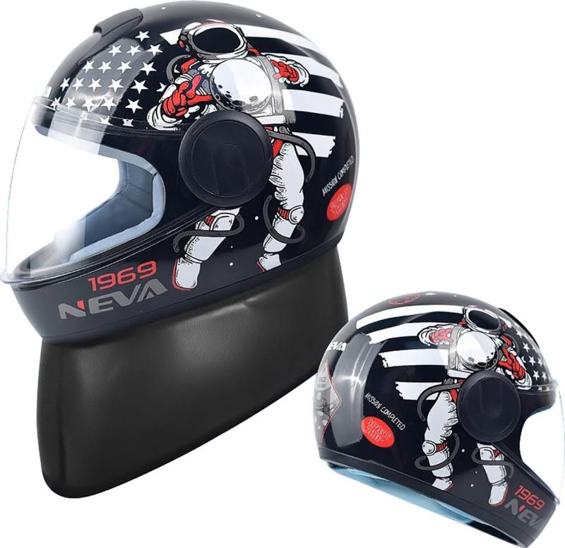 Kinderhelm Kinder Motorradhelm Integralhelm Rollerhelm Mopedhelm Komfortable Für Jungen Und Mädchen Von 5+ Jahren 4 von SJAPEX