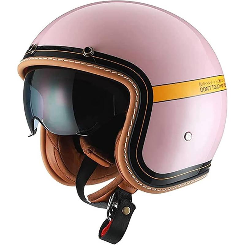 Motorrad Jethelm Mit Sonnenblende Matt Schwarz Roller Quadhelm Damen Herren Roller Motorradhelm Helm Erwachsenenhelm ECE Geprüft 4,S(55-56CM) von SJAPEX