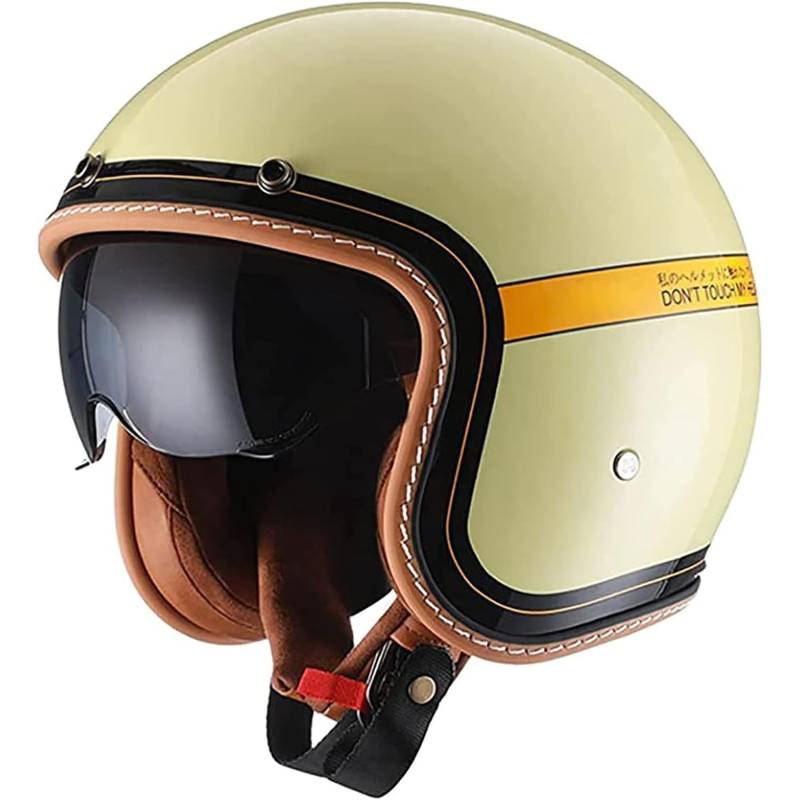 Motorrad Jethelm Mit Sonnenblende Matt Schwarz Roller Quadhelm Damen Herren Roller Motorradhelm Helm Erwachsenenhelm ECE Geprüft 6,XL(61-62CM) von SJAPEX