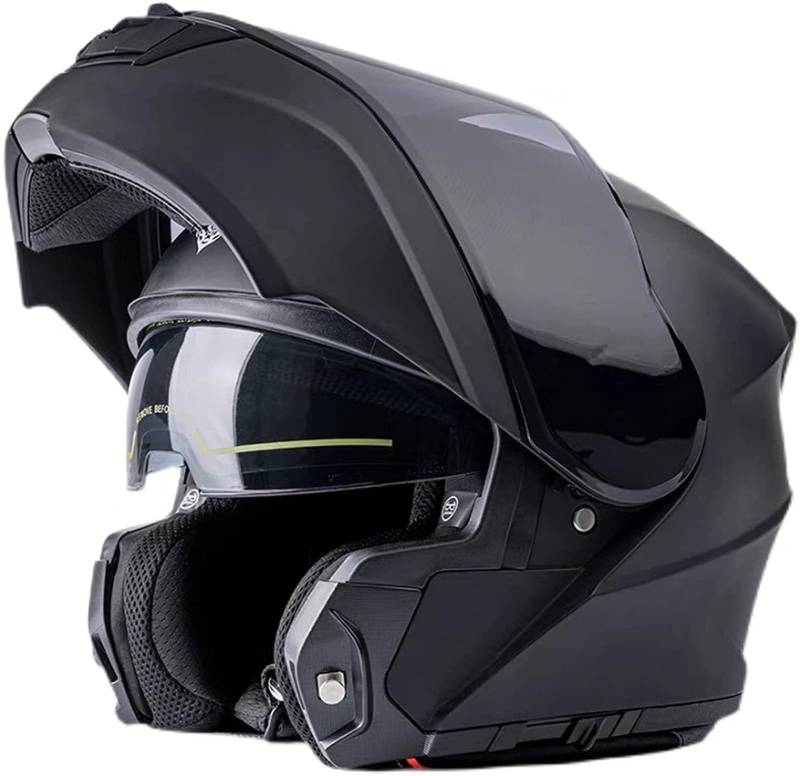 SJAPEX Modularer Motorradhelm, Modularer Klapphelm, Integralhelm Mit Sonnenblende, ECE-Zulassung Für Herren Und Damen, Motorradhelm Mit Doppelvisier 3,XXXXL von SJAPEX