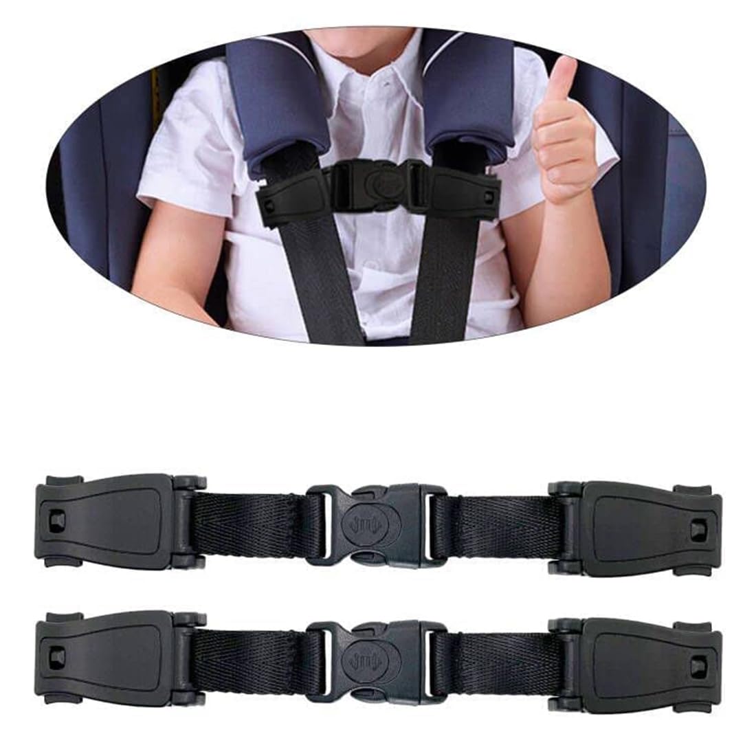 SJBAUTYO Abschnallschutz Kindersitz,2 STK Gurtsicherung, Autositz Brustgurt Clip, Brust Sicherung Sicherheitsgurt für Autositze Kinderwagen Kinderhochstühle Fahrradsitze SJBAUTYO Abschnallschutz Kindersitz,2 STK Gurtsicherung, Autositz Brustgurt Clip, Brust Sicherung Sicherheitsgurt für Autositze Kinderwagen Kinderhochstühle Fahrradsitze von SJBAUTYO