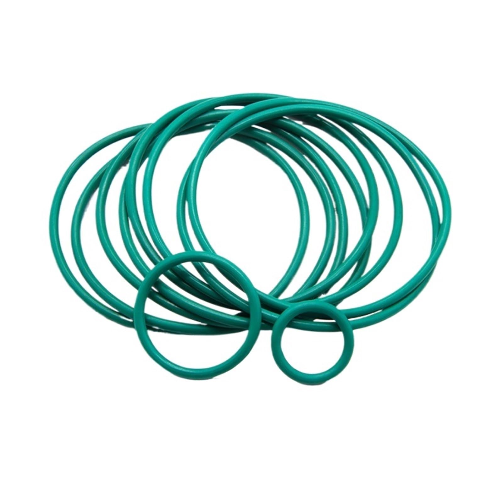 10/50pcs FKM O Ring Sealing Gasket CS 2.4mm OD 8~60mm Insulation Oil Resistant High Temperature Resistance Fluorine Rubber Rings(50pcs,OD 27MM ID 22.2MM_CS 2.4MM) von SJDXTZH