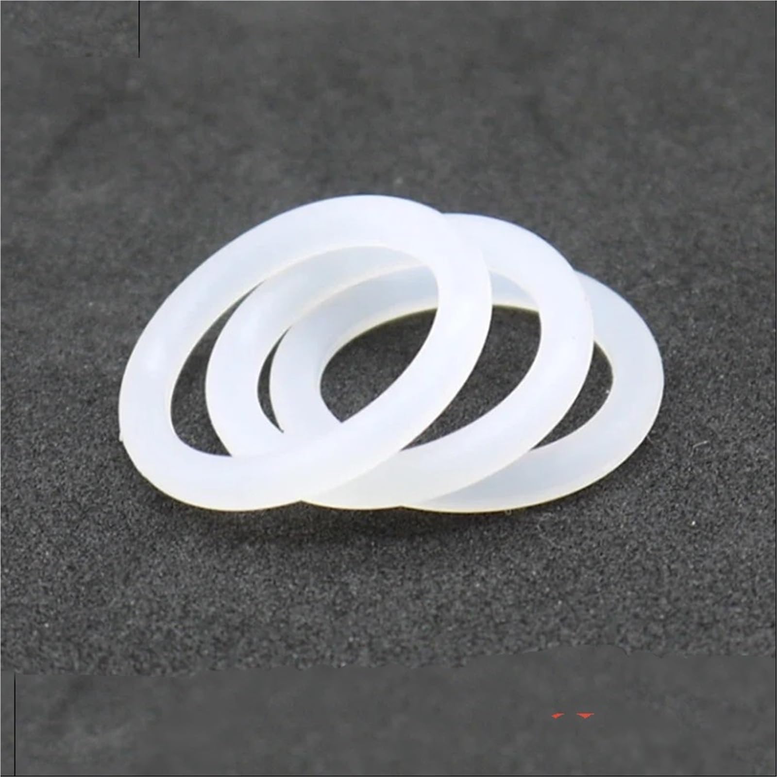 10 stücke VMQ O-Ring Dichtung CS 5mm OD 15~150mm Silikon Gummi Isolierte Wasserdichte Washer Runde form Weiß Ungiftig(OD 155MM ID 145MM_CS 5.0MM) von SJDXTZH