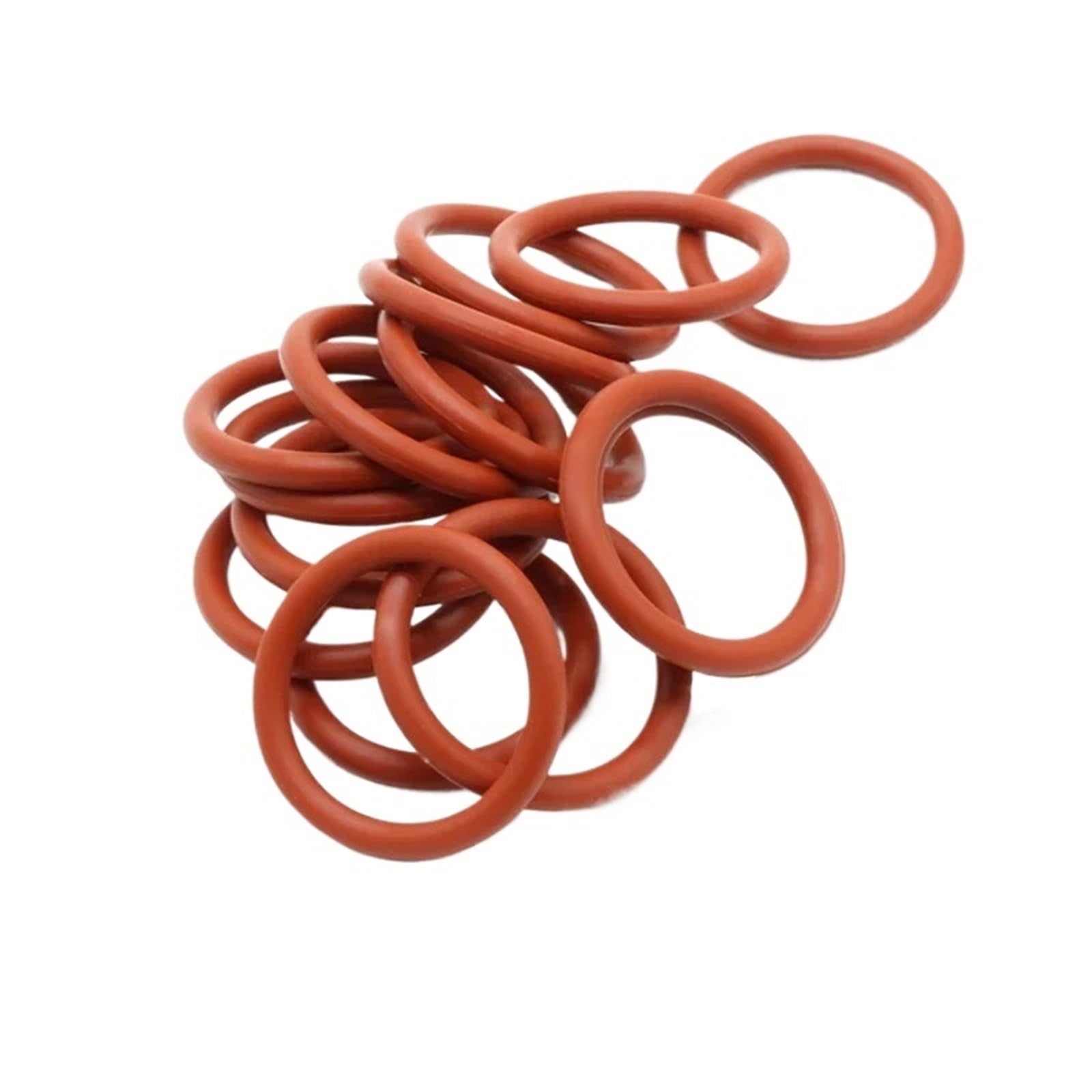 10Pcs Red Silicone Ring Gasket CS 4mm OD 12~150mm Silicon O Ring Gasket Rubber O-ring VMQ Assortment hvac Tools(OD 56MM ID 48MM_CS 4.0MM) von SJDXTZH